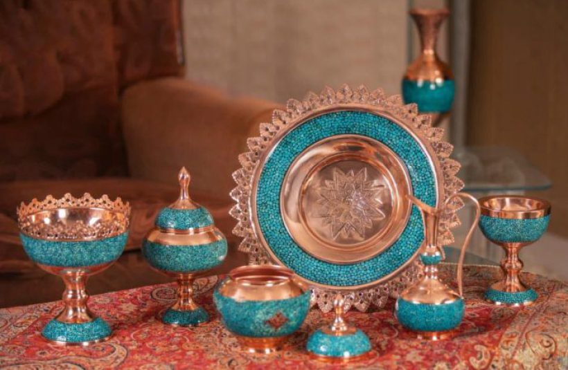 Persian Turquoise Inlaying Art